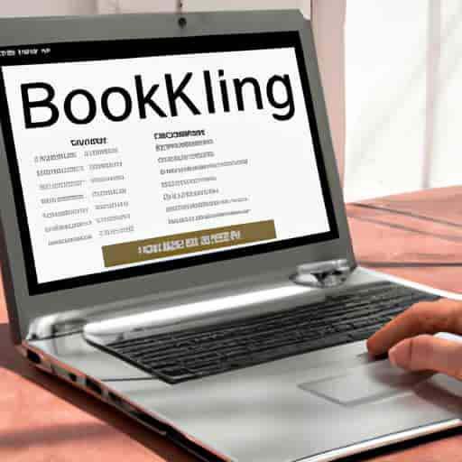 Dépôt d'une annonce sur Booking à l'aide d'un ordinateur portable