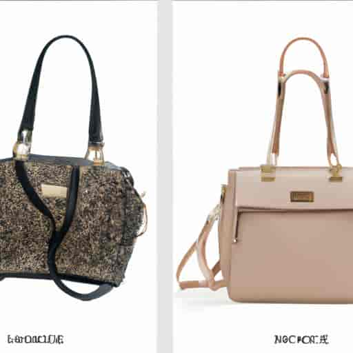 Comparez les sacs Michael Kors authentiques et contrefaits côte à côte pour repérer les différences.