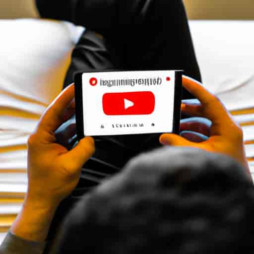 La personne regarde une vidéo YouTube avec YouTube Premium