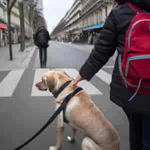 Chiens Guide D'aveugle Paris