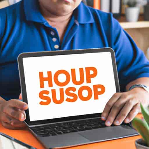 Un propriétaire de petite entreprise gérant ses stratégies de vente et de marketing avec HubSpot.