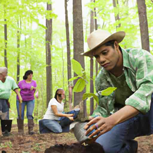 Planter des arbres est une des solutions pour lutter contre la déforestation.