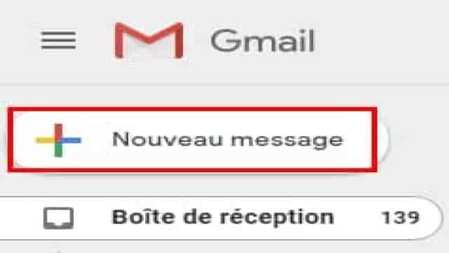 Créez un nouveau message dans Gmail