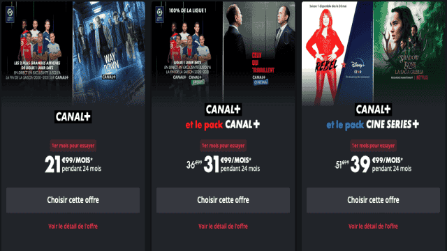 Abonnement Canal+