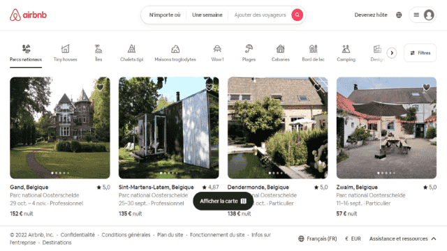 Accueil Airbnb