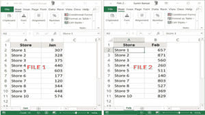 How to Compare Two Excel Sheets (for differences)