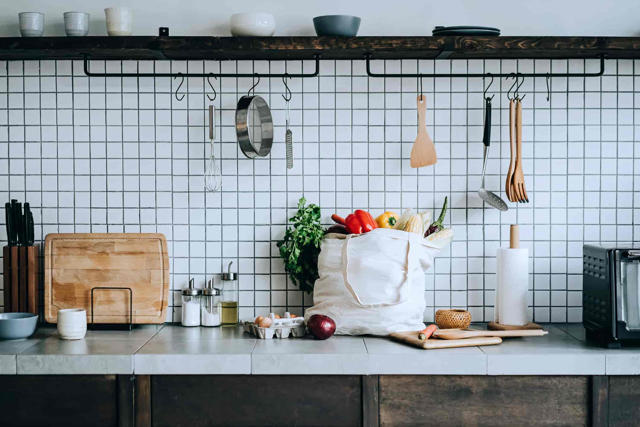 Un sac d'aliments