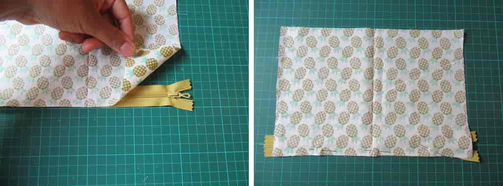 DIY Couture Trousse zippée