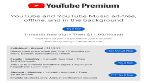 How to share a Youtube Premium