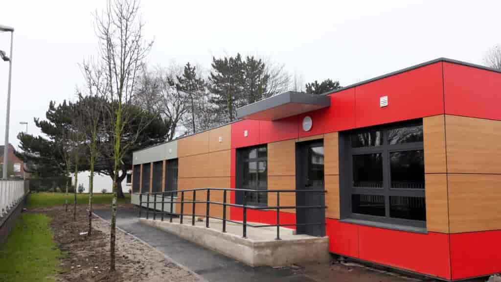 Salle communale en construction modulaire