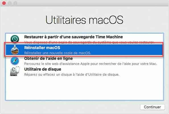 Comment réinitialiser MacBook Pro/Macbook Air aux paramètres d'