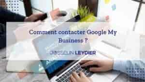 Contacter Google My Business