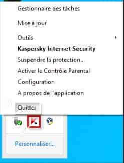 Désinstaller Kaspersky