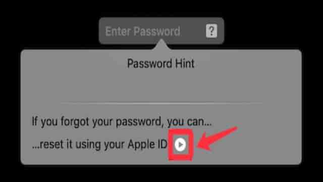 Réinitialiser votre mot de passe Mac oublié avec votre Apple ID