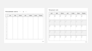 Comment définir son planning hebdomadaire et mensuel ? (modèles inclus)