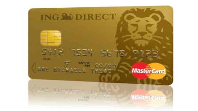 carte Mastercard ING