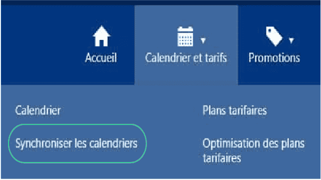 synchronisation de son calendrier booking avec Toploc © Booking