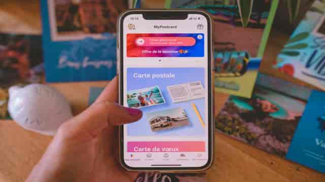 MyPostcard application
