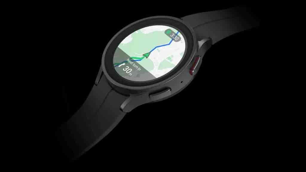 La Galaxy Watch 5 Pro est surtout pensée pour le sport en nature.©Samsung