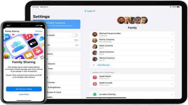 Partage familial Apple Music