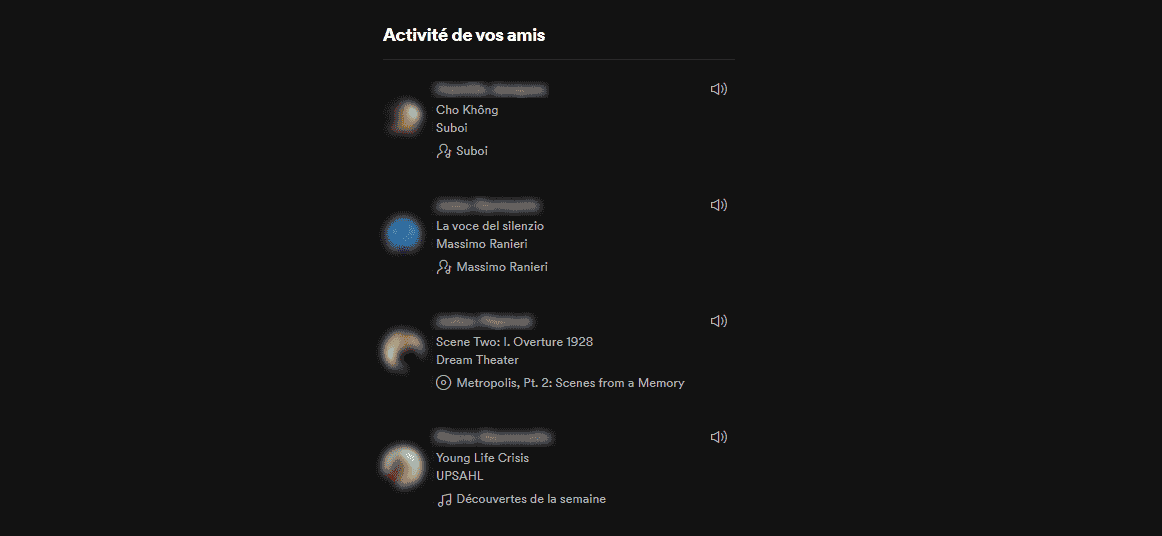 Spotify vous permet de voir ce qu’écoutent vos amis