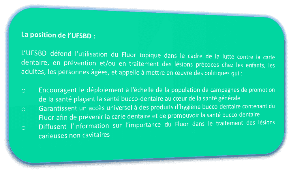 Nouvelles recommandations de dosage de fluor