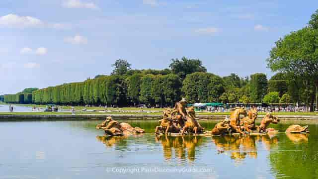 Fontaine Apollo et Grand Canal à Versailles