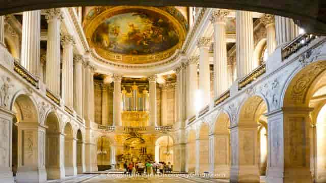 Intérieur de la Chapelle au Château de Versailles