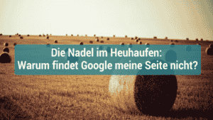 Google findet meine Seite nicht – 6 typische Probleme und Lösungen