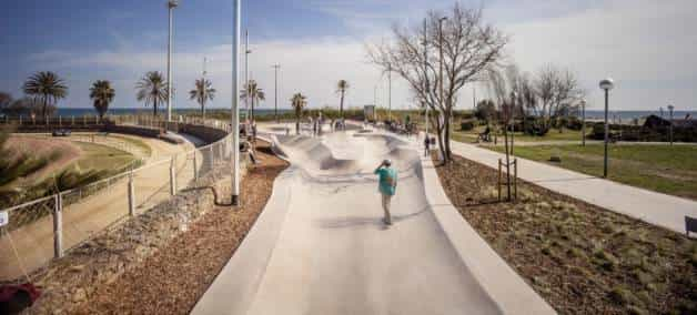 skateboard a barcelone