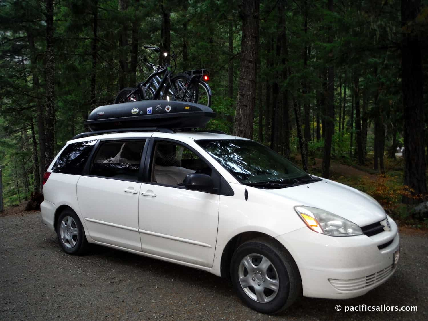 Camping en minivan