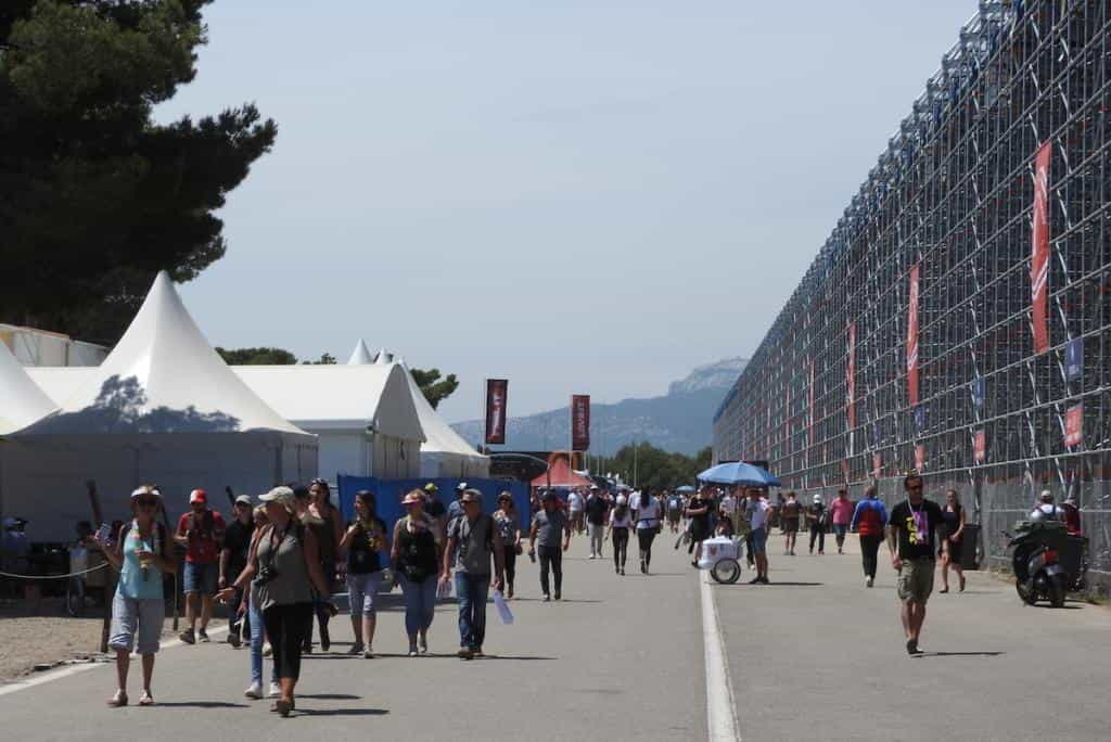 View down the Main Straight