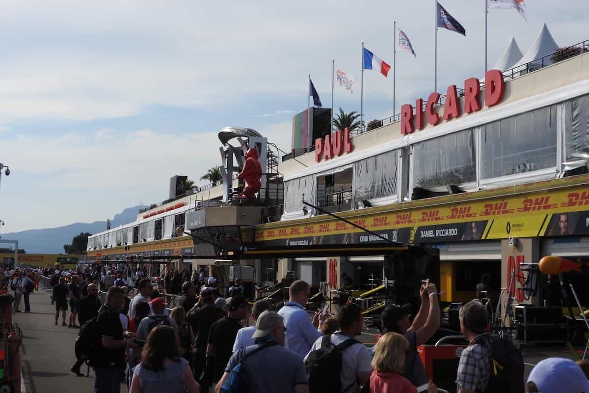 Parc Ferme after the race