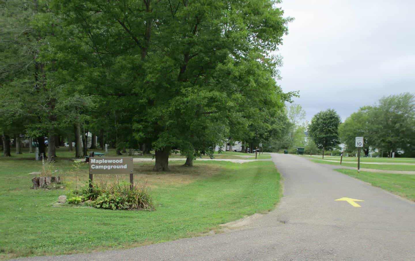 Entrée de la boucle Maplewood