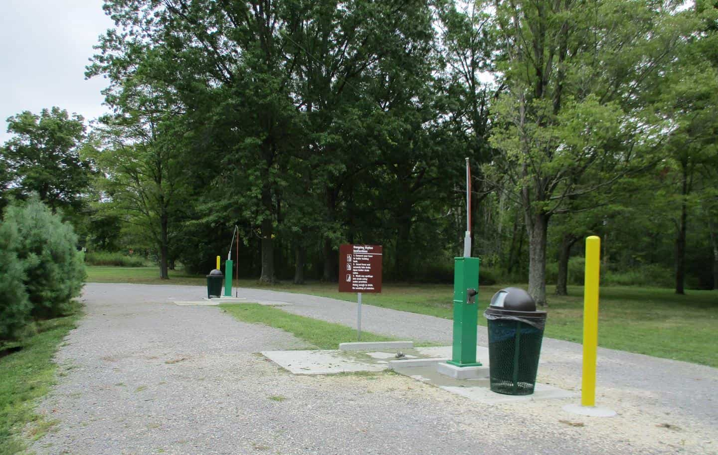 Station de vidange du camping