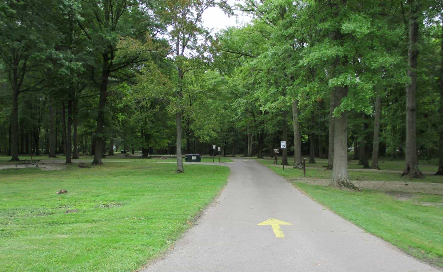 Entrée de la boucle Hickory