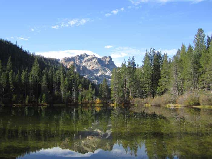 Sierra Buttes at Sardine Lake