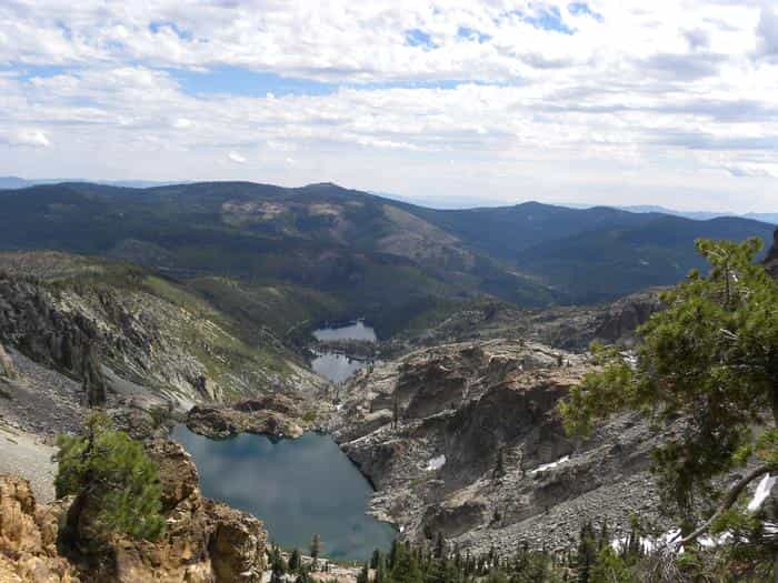 SARDINE LAKESSardine Lakes, view from the Sierra Buttes