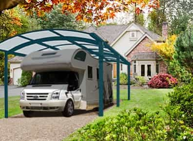 Carport camping car en aluminium