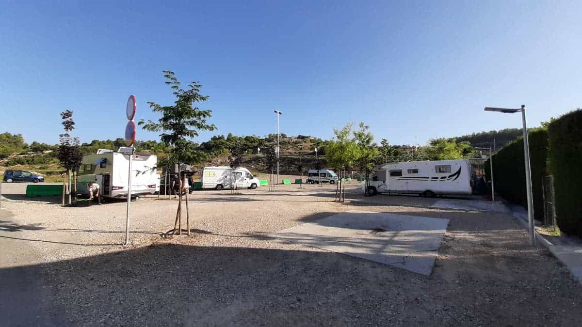 Totalement gratuite : l'avis de Michel sur l'aire de camping-car de Vinaixa, en Espagne