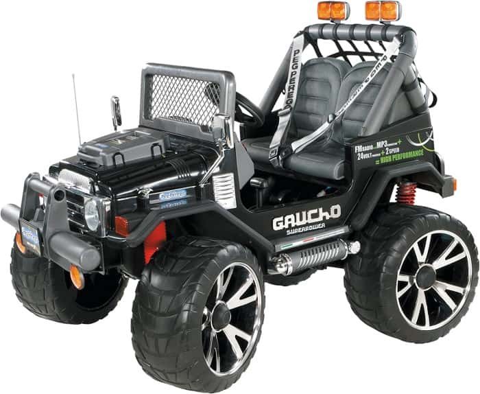 Présentation des 2 voitures électriques Peg Perego Gaucho, 4×4 tout terrain