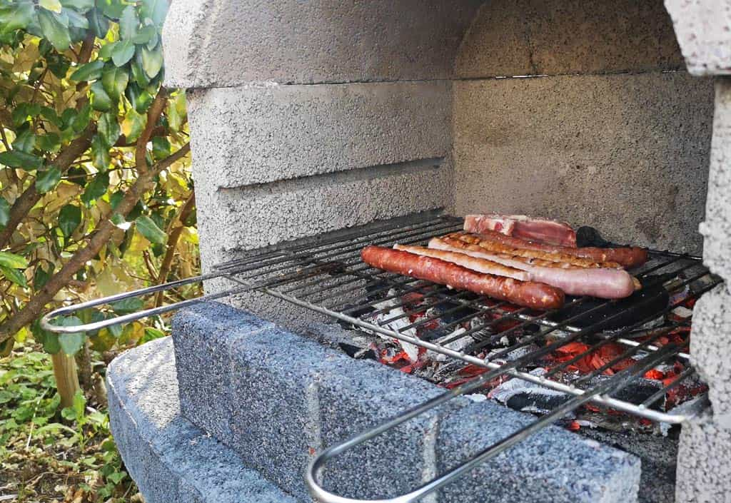 Barbecue au camping le Maine