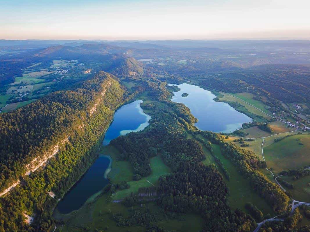 3 lacs jura from the sky