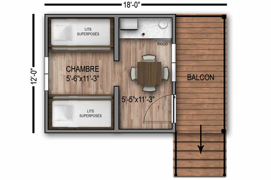 Domaine de la Chute | An RV campsite and chalets