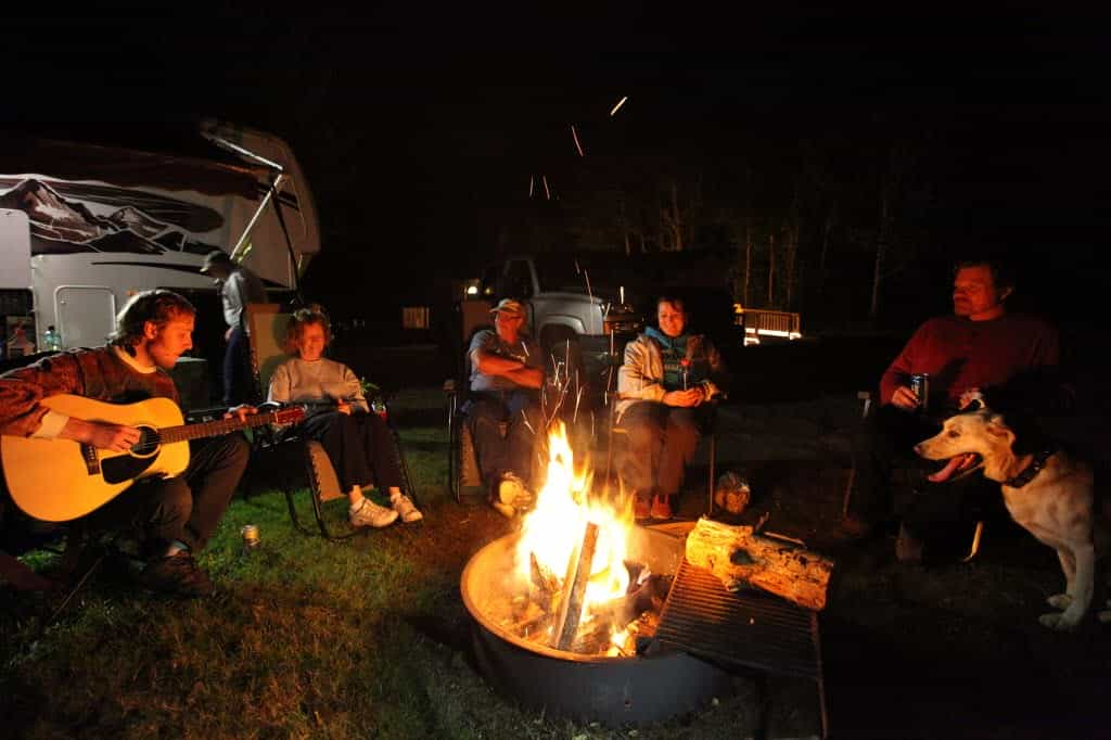 Try these fun nighttime camping activities.