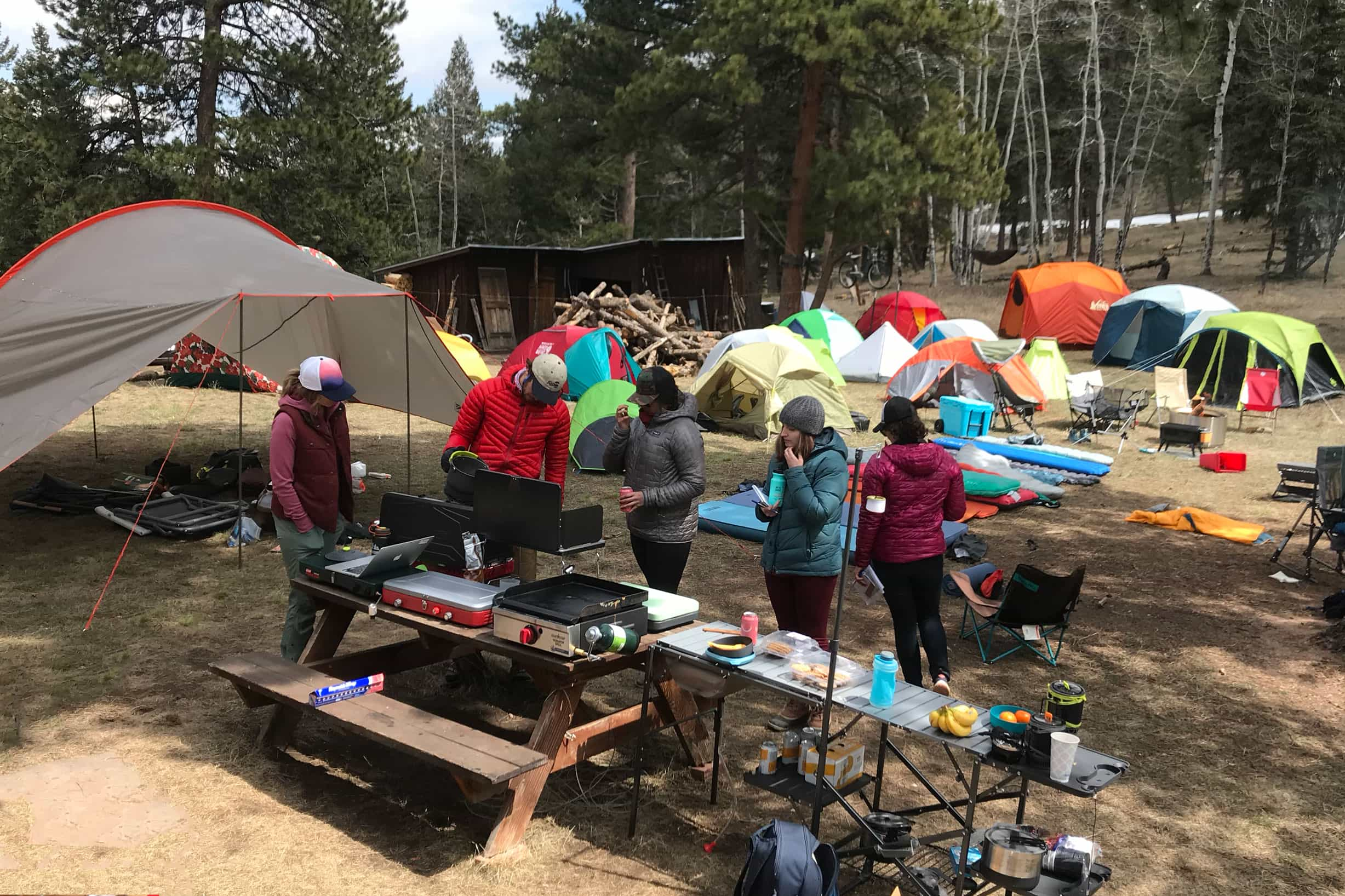 GearJunkie editors test out tents, sleeping bags, stoves, and more at their yearly camp test