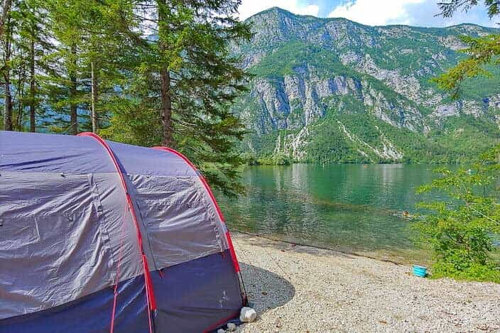 Camping dans le parc national du Triglav