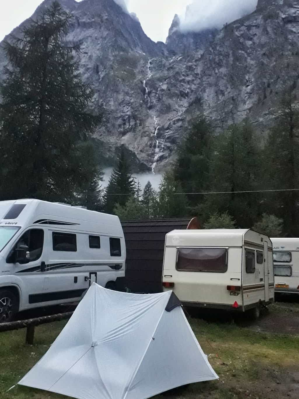 Camping Aiguille Noire - J'ai dû me contenter de cela