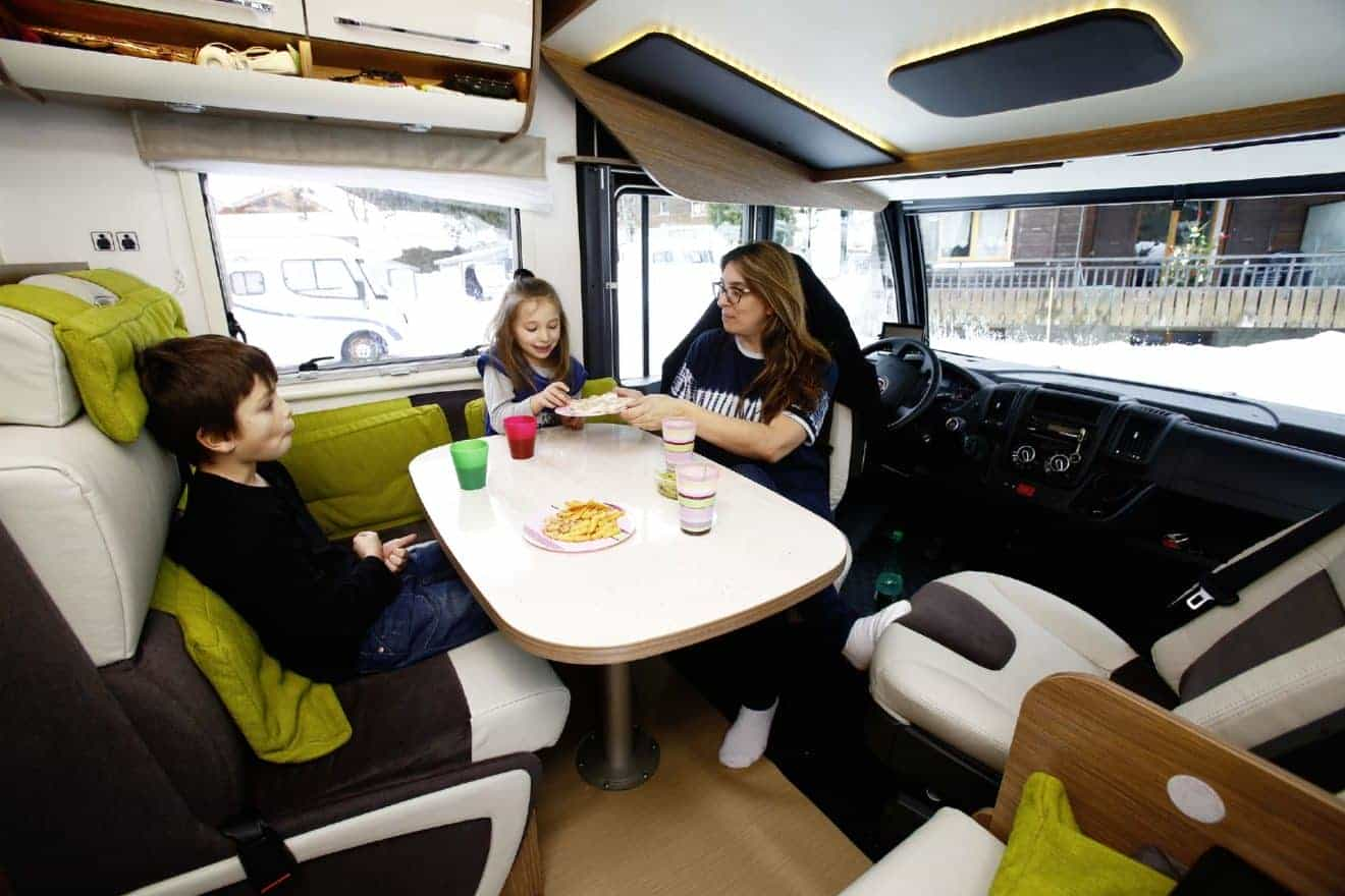 Le camping-car en famille