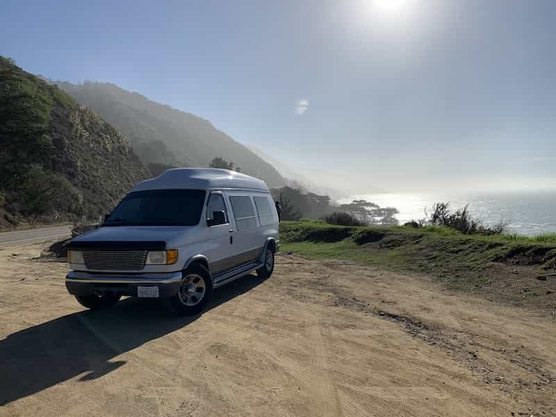 My boyfriends van in big sur